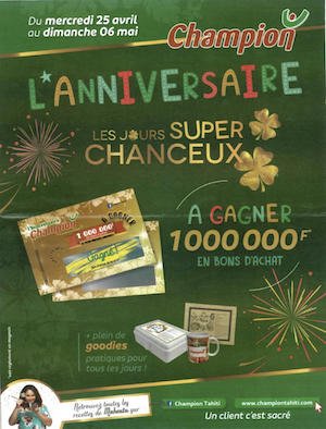 L'ANNIVERSAIRE <br> CHAMPION