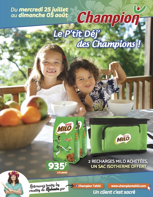 LE P'TIT DÉJ <br> DES CHAMPIONS