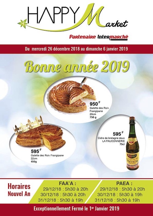 BONNE ANNÉE<br>HAPPY MARKET