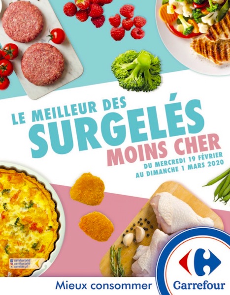 LES SURGELÉS…<br> CARREFOUR