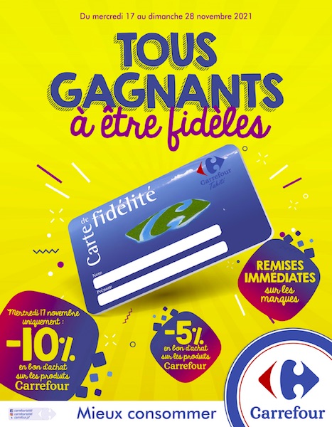 TOUS GAGNANTS<br>CARREFOUR