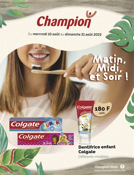 MATIN, MIDI…<br>CHAMPION