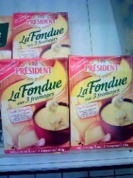 Fondue aux 3 fromages - Président