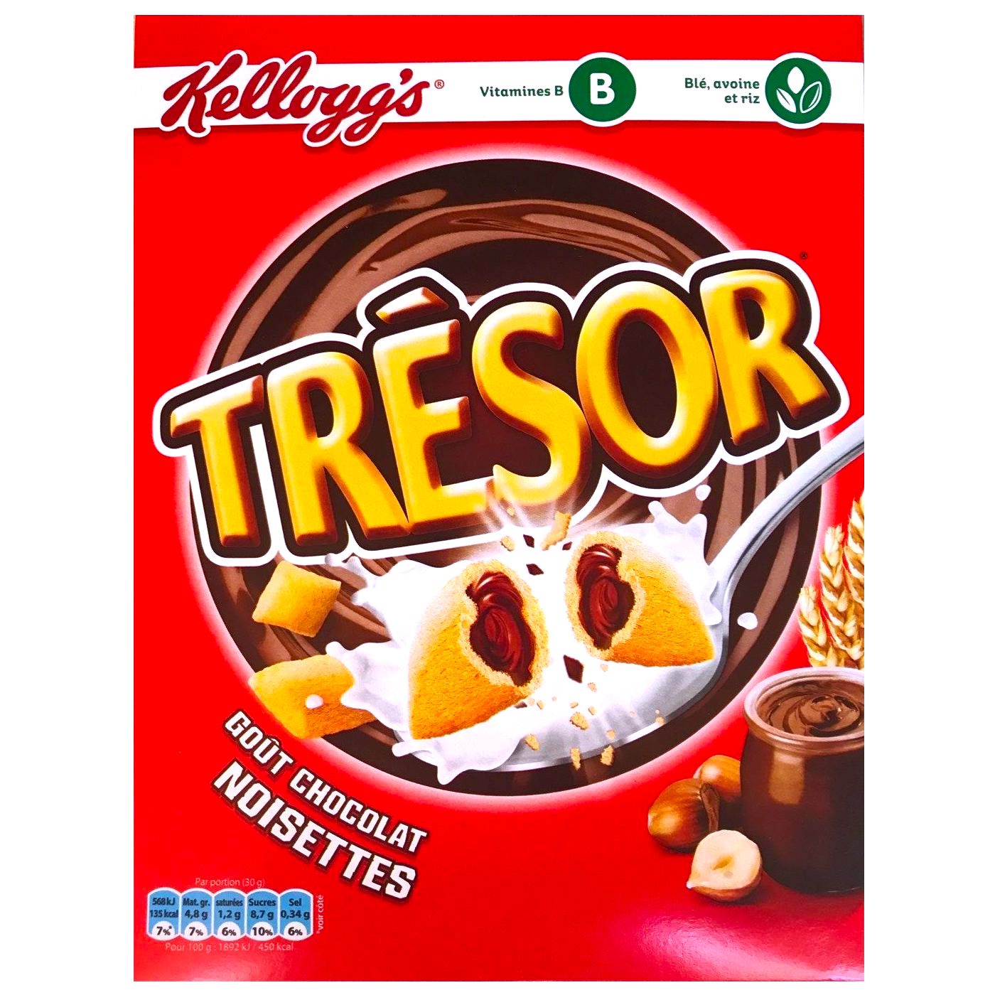 TRÉSOR CHOCOLAT NOISETTES