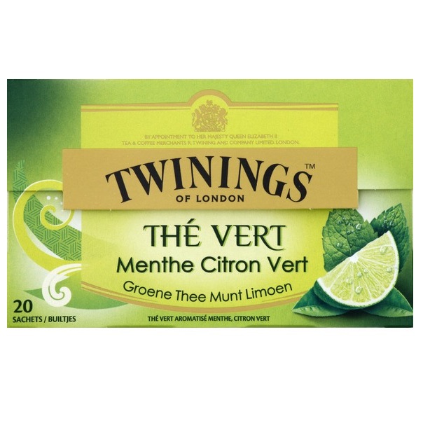 THÉ VERT MENTHE CITRON VERT