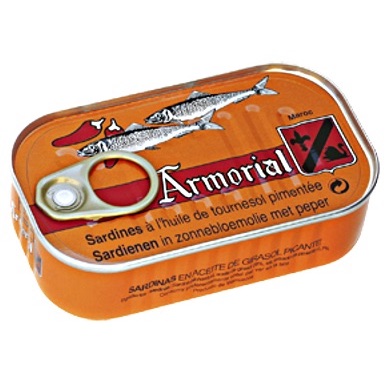 SARDINES HUILE DE TOURNESOL PIMENTÉE