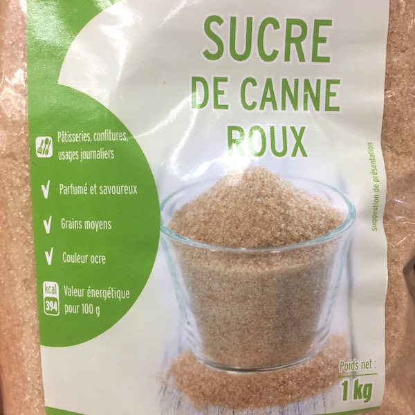 SUCRE DE CANNE ROUX