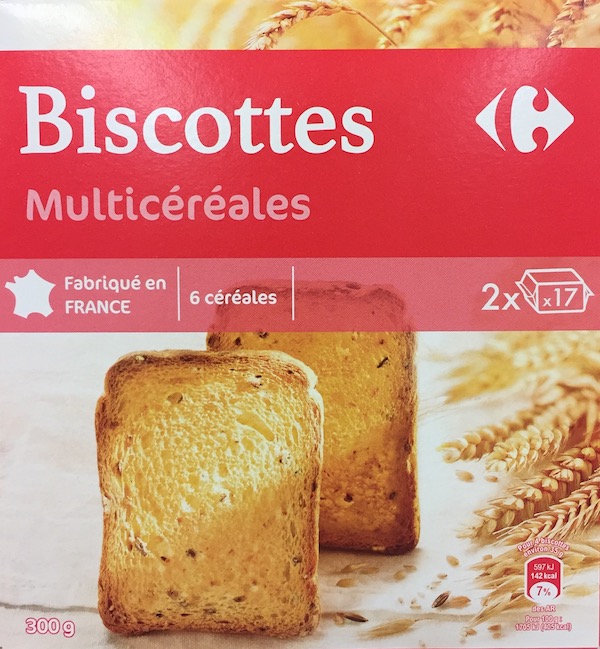BISCOTTES - MULTICEREALES
