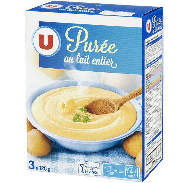 PURÉE AU LAIT ENTIER