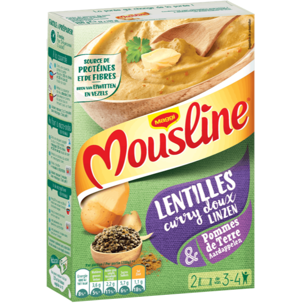 PURÉE LENTILLE CURRY