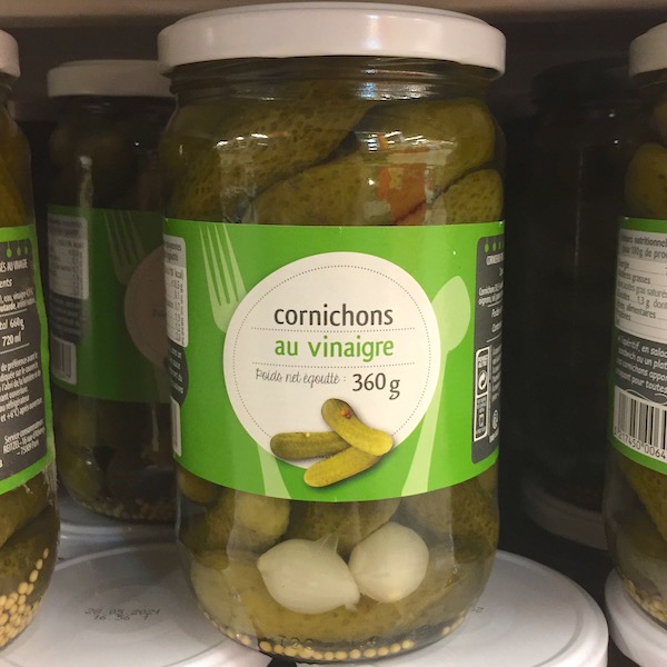 CORNICHONS AU VINAIGRE