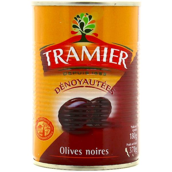 OLIVES NOIRES DENOYAUTÉES