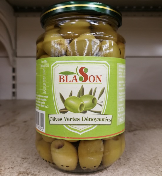 OLIVES VERTES DÉNOYAUTÉES