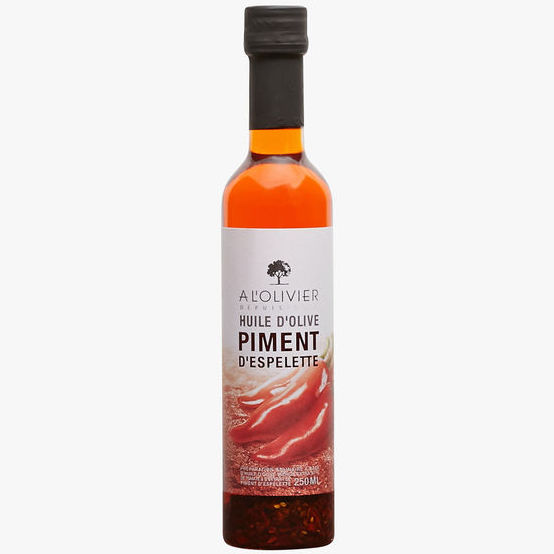 HUILE D'OLIVE AU PIMENT D'ESPELETTE