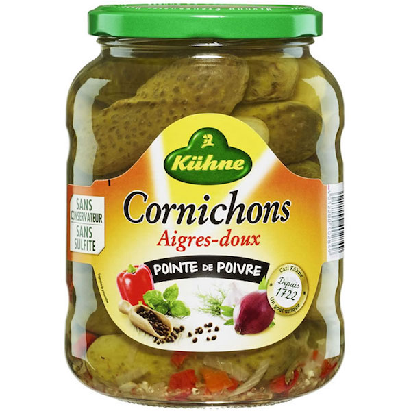 CORNICHONS AIGRES DOUX
