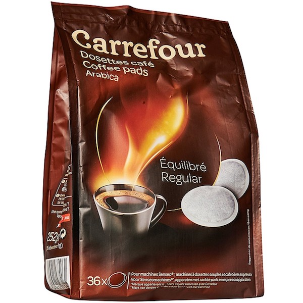Dosettes de café Classique - Carrefour - 252 g 36 dosettes
