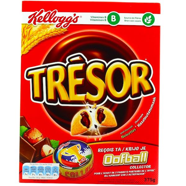 KELLOGG'S TRESOR CHOCOLAT NOISETTES