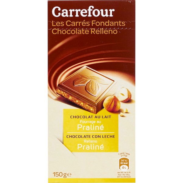 CHOCOLAT AU LAIT PRALINÉ