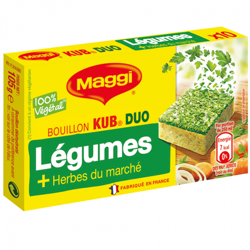 BOUILLON KUB DUO LÉGUMES