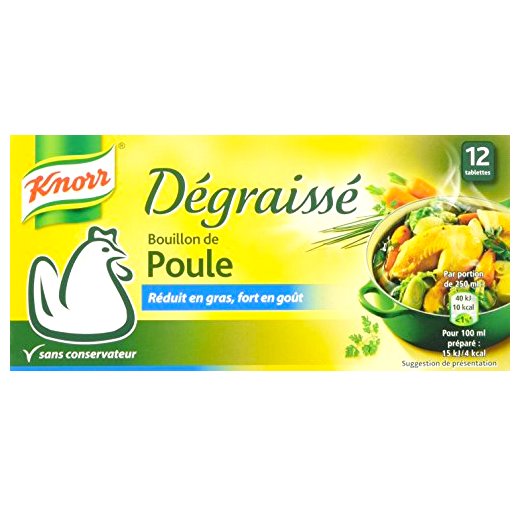 BOUILLON DE POULE DÉGRAISSÉ