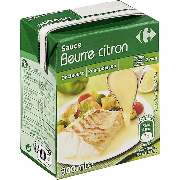 SAUCE BEURRE CITRON