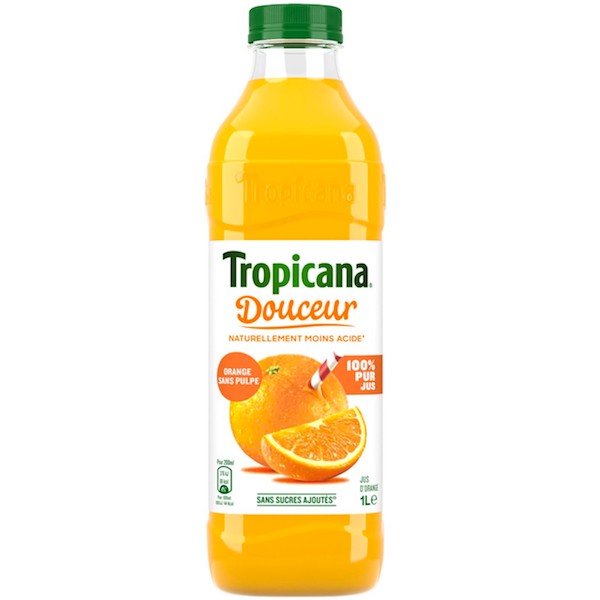JUS D'ORANGE SANS PULPE