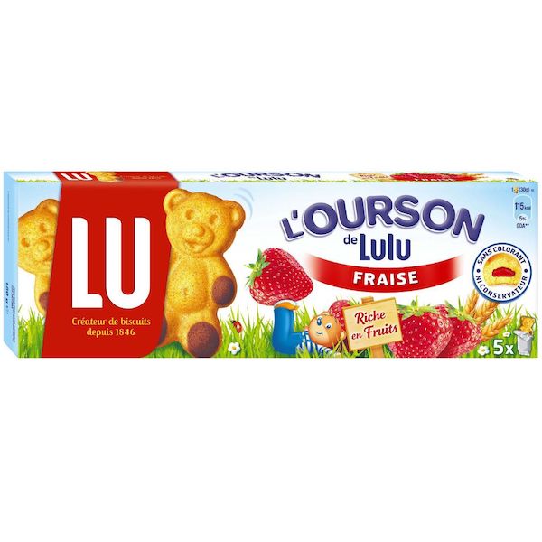 LULU L'OURSON FRAISE