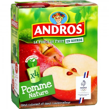 Grossiste Compote pomme/banane 750g - ANDROS