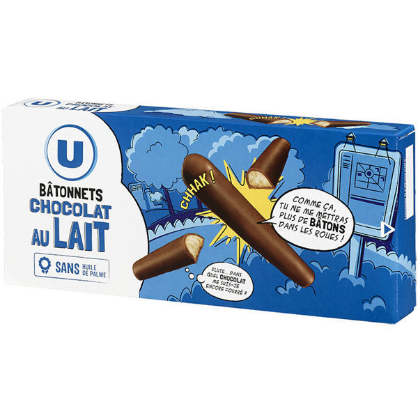 BATONNETS CHOCOLAT AU LAIT