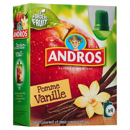 GOURDE POMME VANILLE x4