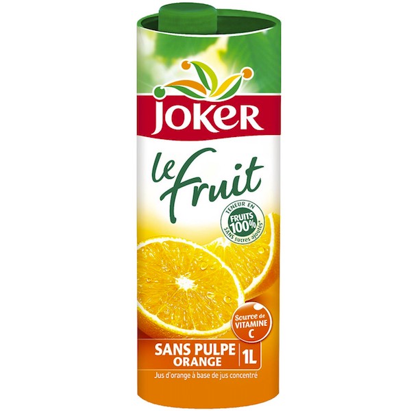 JUS D'ORANGE SANS PULPE