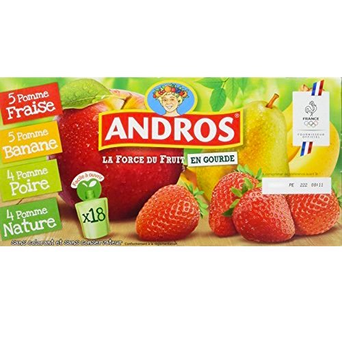 4 VARIÉTÉS DE COMPOTE x18