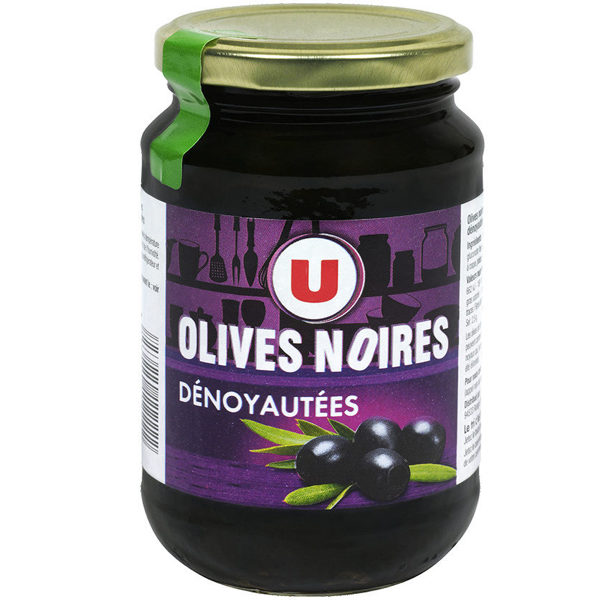 OLIVES NOIRES DÉNOYAUTÉES