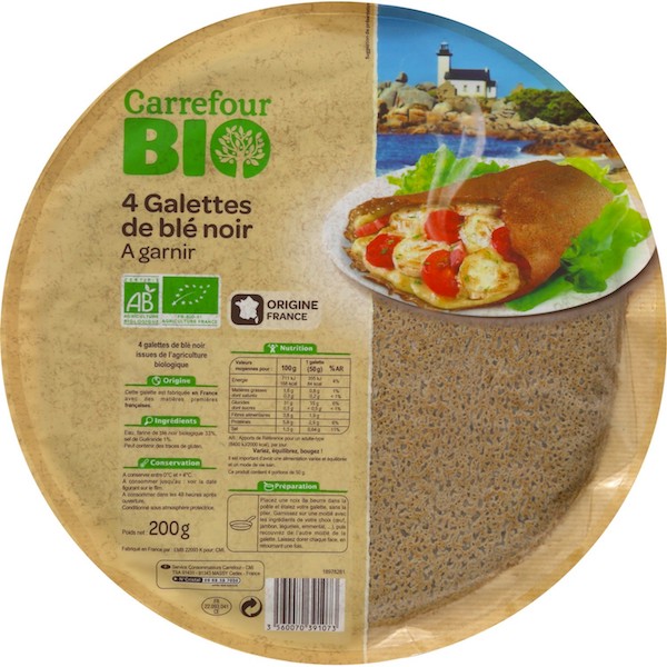 GALETTES DE BLÉ NOIR