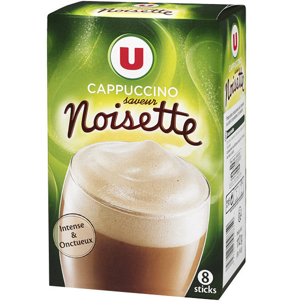 Cappuccino saveur noisette - U - 225 g