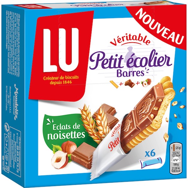 PETIT ECOLIER BARRES ECLATS NOISETTES