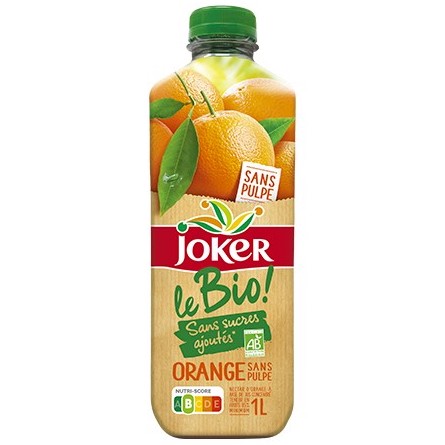 JUS D'ORANGE BIO SANS PULPE