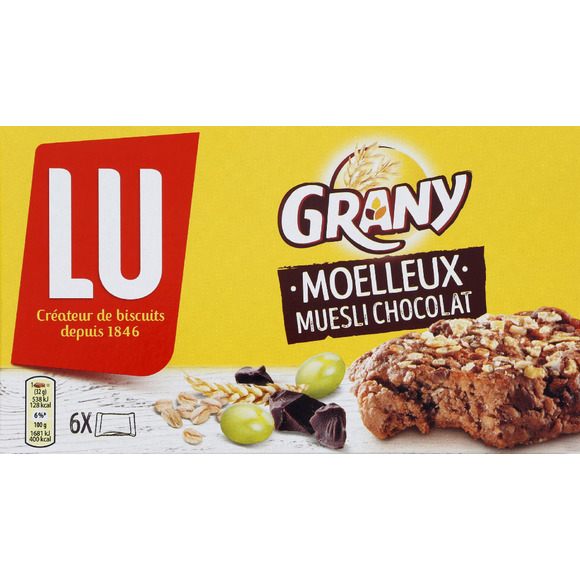 GRANY MOELLEUX MUESLI CHOCOLAT
