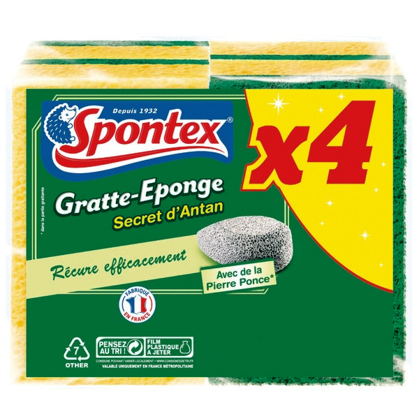 GRATTE EPONGE SECRET D'ANTAN