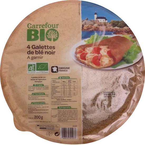 GALETTES DE BLÉ NOIR