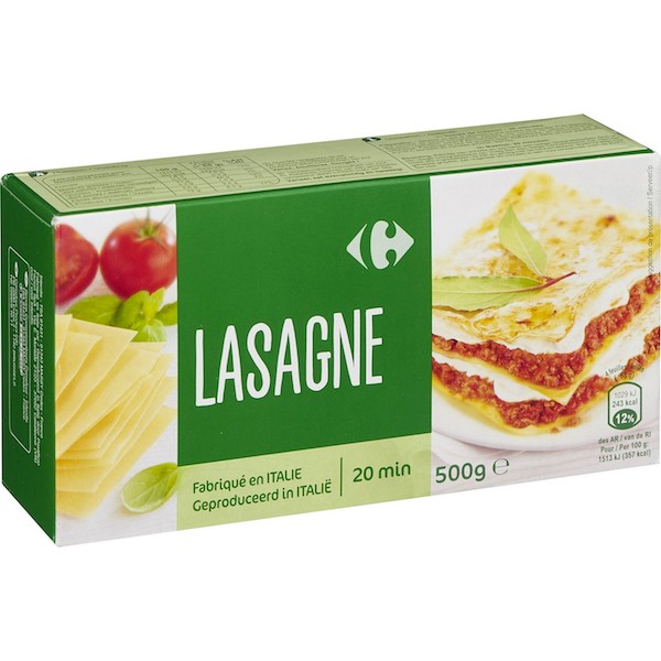 LASAGNE A GARNIR