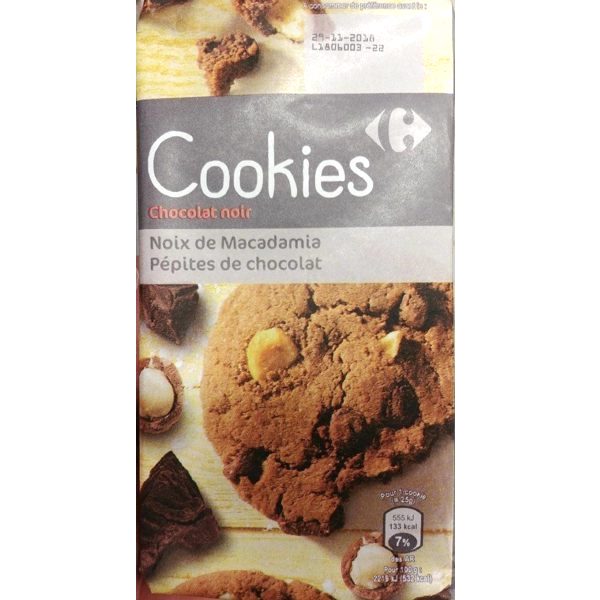 COOKIES MACADAMIA & PEPITES DE CHOCOLAT