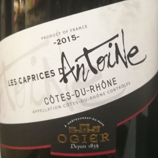 LES CAPRICES D'ANTOINE