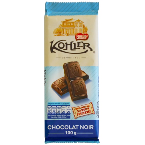 KOHLER CHOCOLAT NOIR