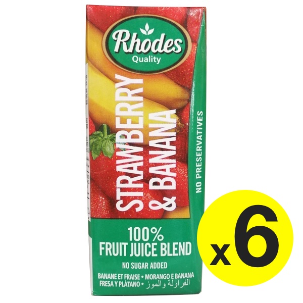 STRAWBERRY & BANANA x6