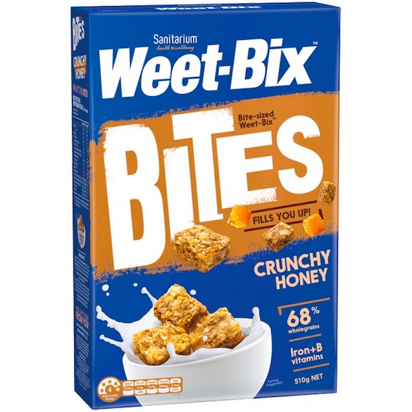 WEET BIX BITES CRUNCHY HONEY