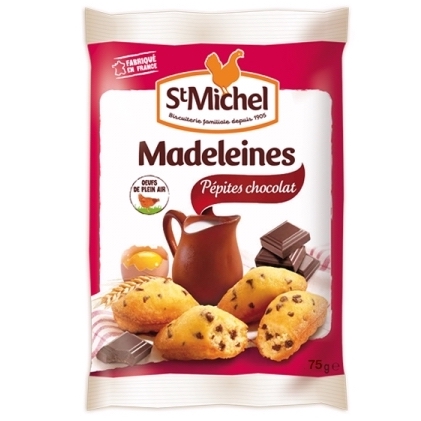 MADELEINES PEPITES CHOCOLAT