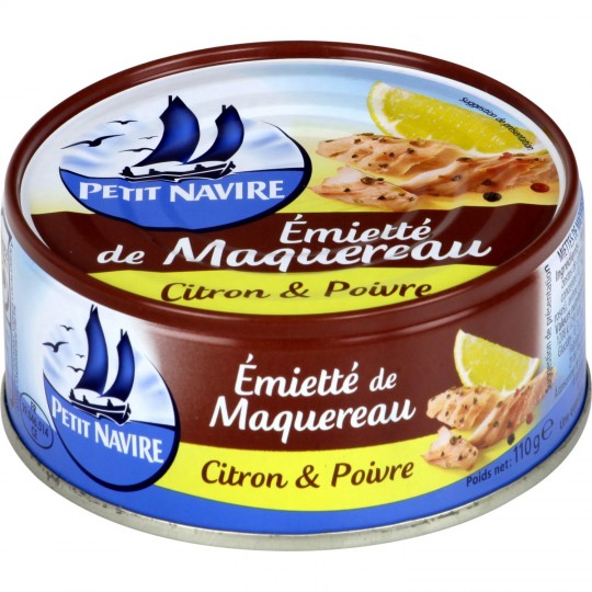 ÉMIETTÉ DE MAQUEREAU CITRON & POIVRE