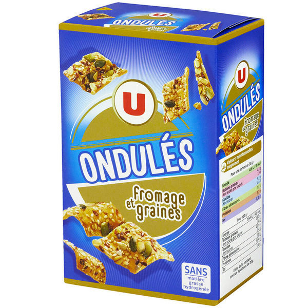 ONDULÉS FROMAGE É GRAINES