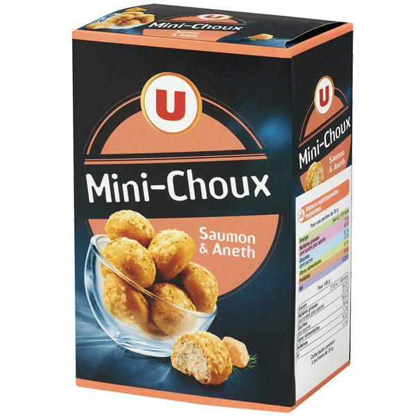 Mini choux saumon et aneth